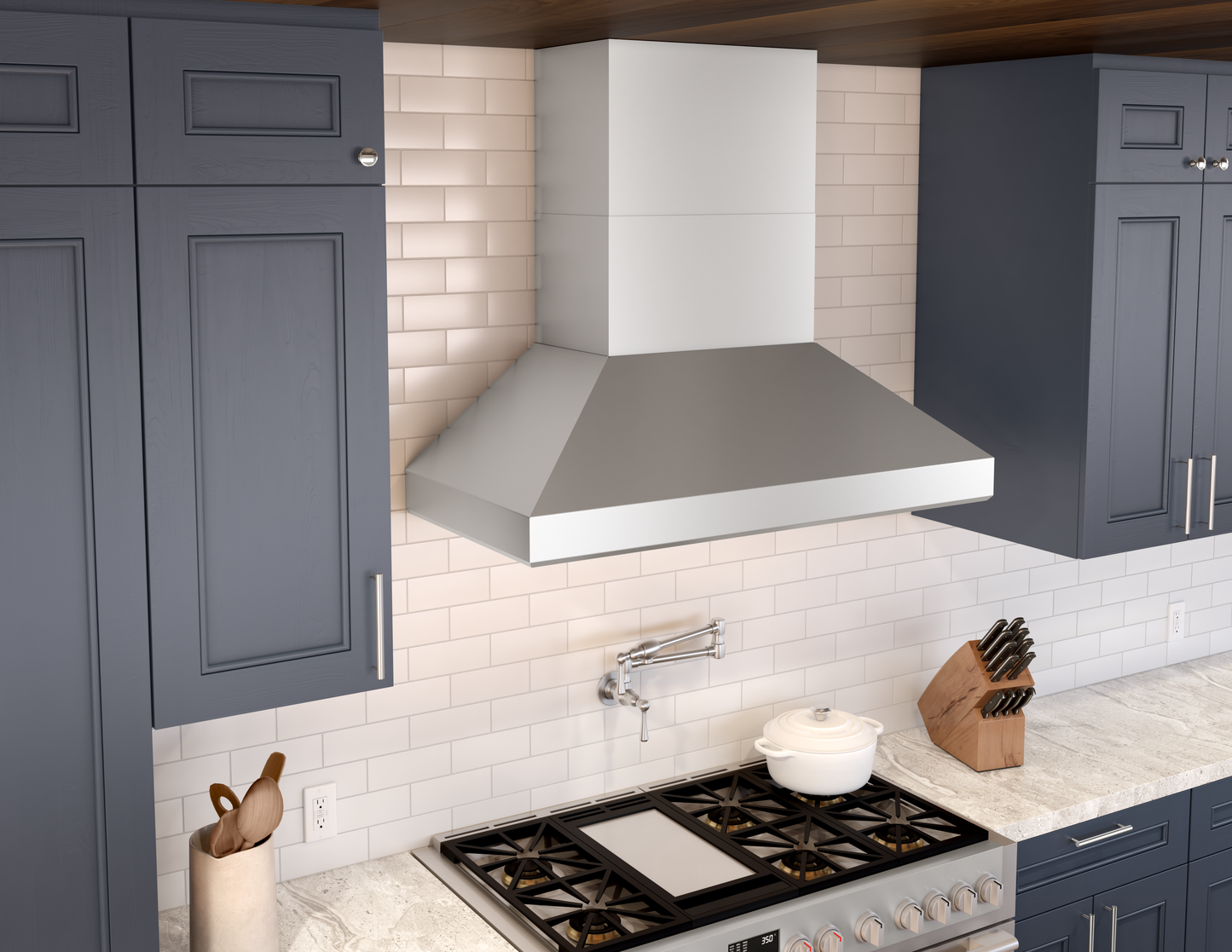 Titan Chimney Hood 54" PowerWave 750 CFM
