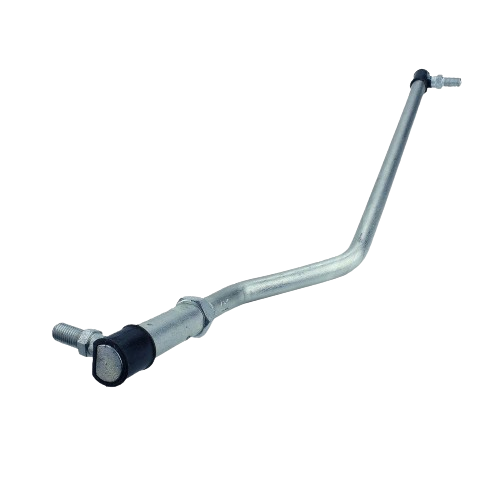 Metal adjustable drag link with bolts and bushings for steering linkage in home improvement projects