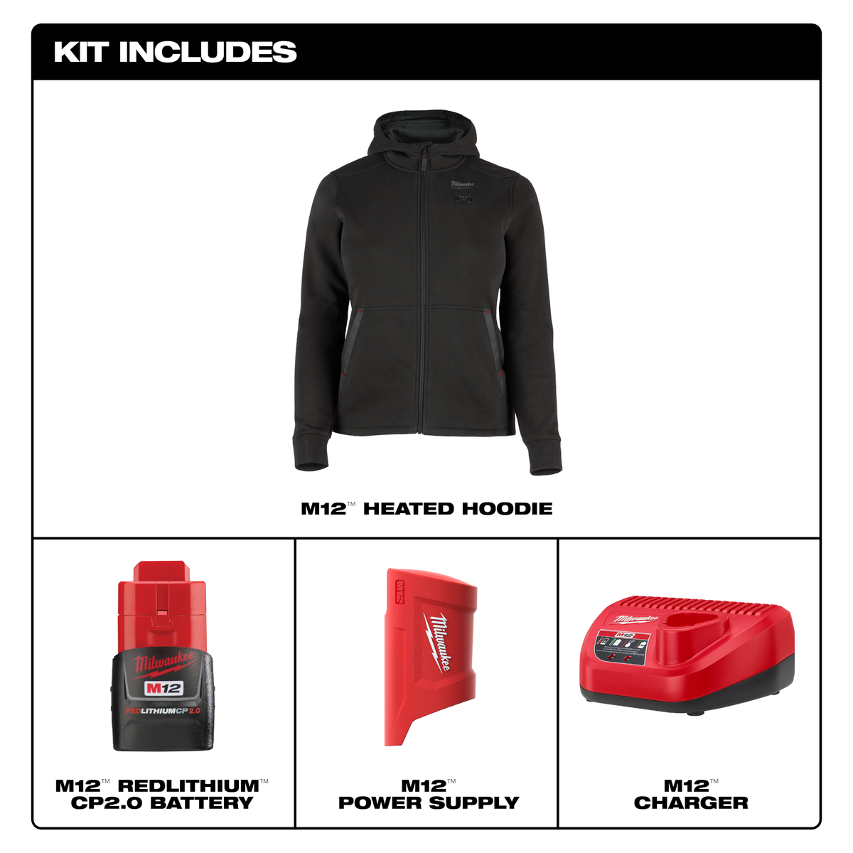 Milwaukee M12™ Women's Heated Hoodie