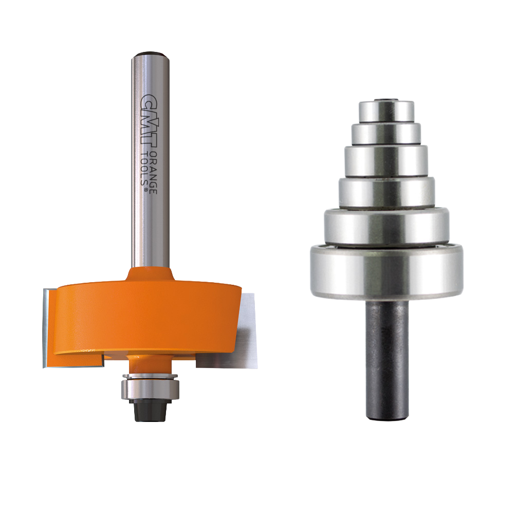 CMT Orange Tools 1-3/8” x 1/2” Rabbeting Se, 1/2" Shank