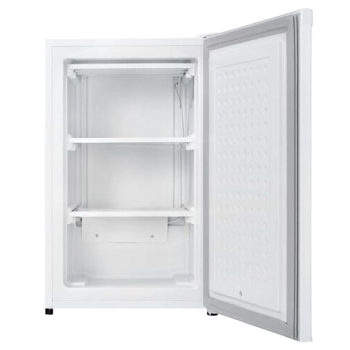 Open compact upright freezer with manual defrost and mechanical thermostat in freezers and home improvement collection