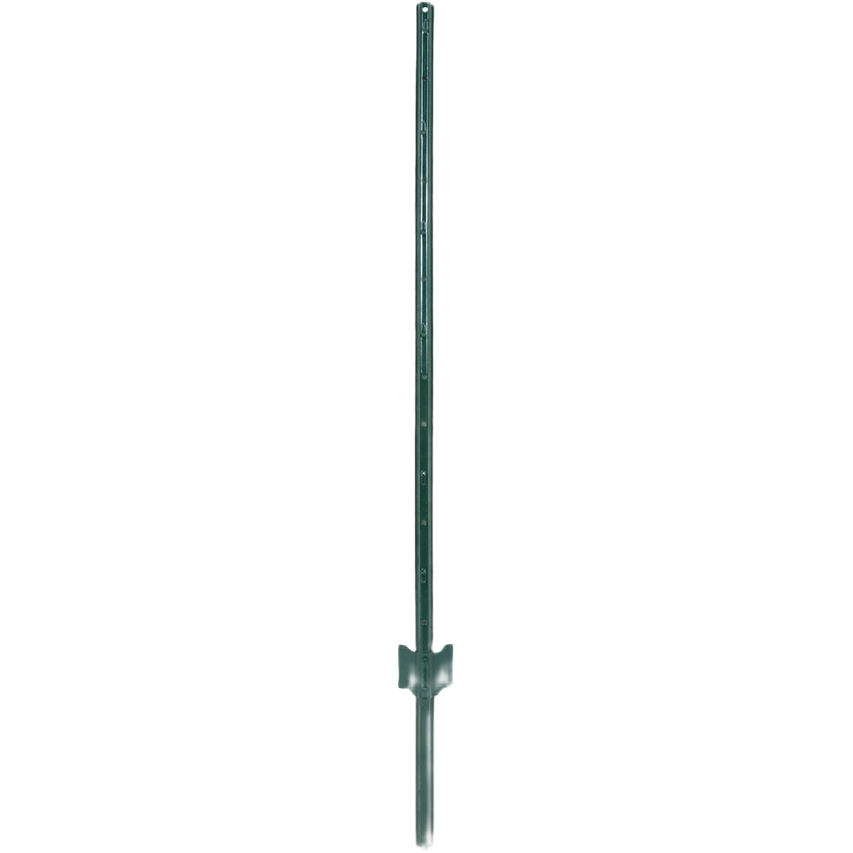4 ft. metal fence U-post with 14-gauge steel construction for light-duty home improvement fencing tasks