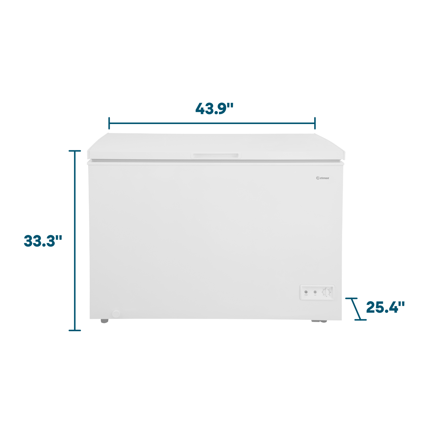 Element Electronics 10.0 cu. ft. Chest Freezer - White (ECF10MD2EW)
