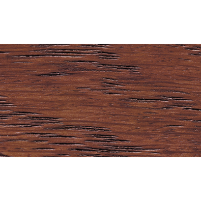 Close-up of wood surface stained in rich Moroccan red color for interior wood finishing projects