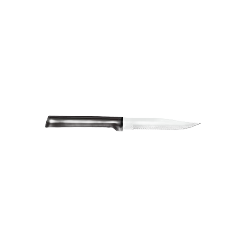 Serrated steak knife with black handle in Kitchenware and Cooking Utensils collection under $50 range