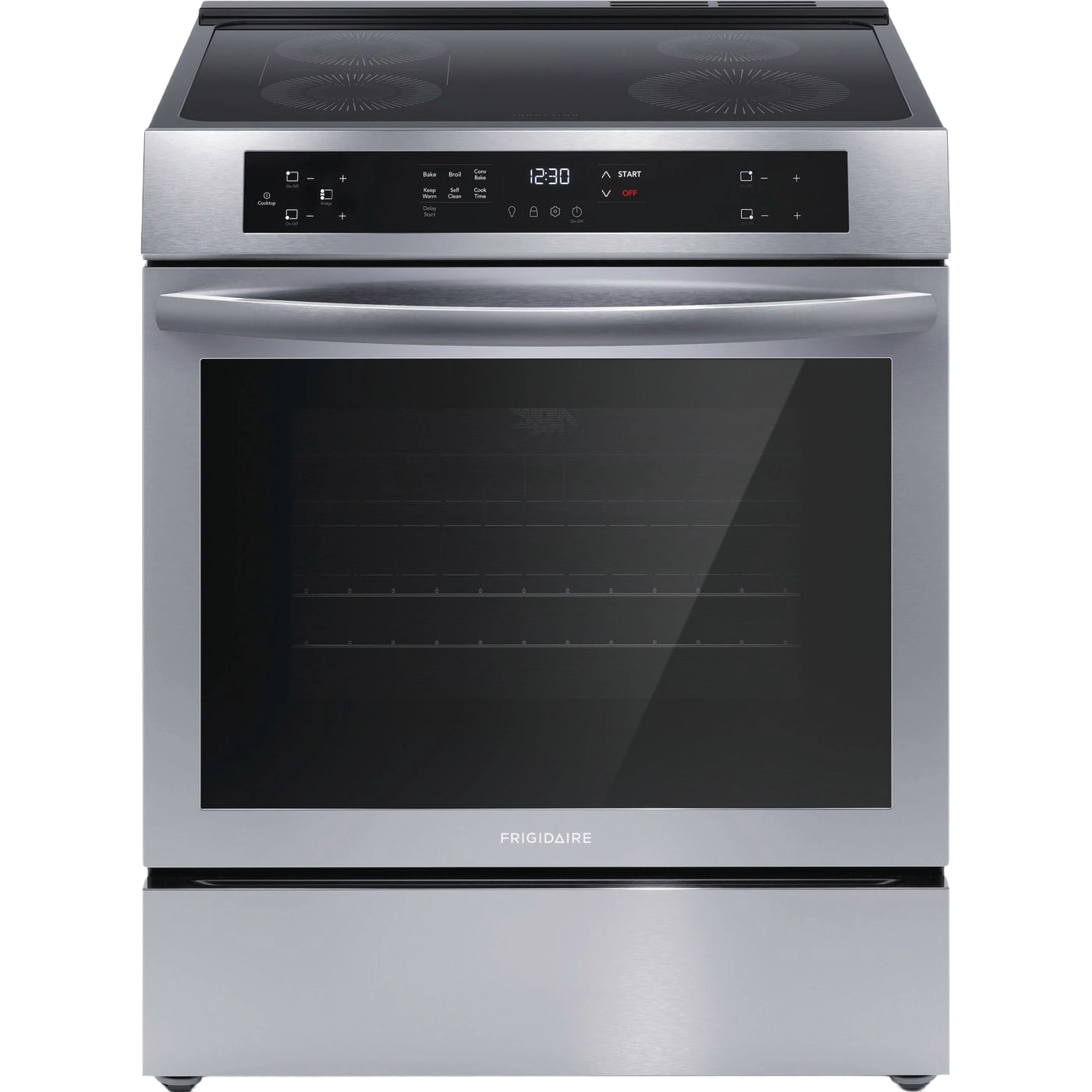30" Front Control Induction Range with Convection Bake