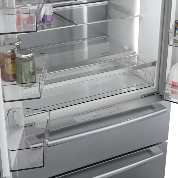 800 Series, French Door Bottom Mount Refrigerator, 36'', Stainless Steel