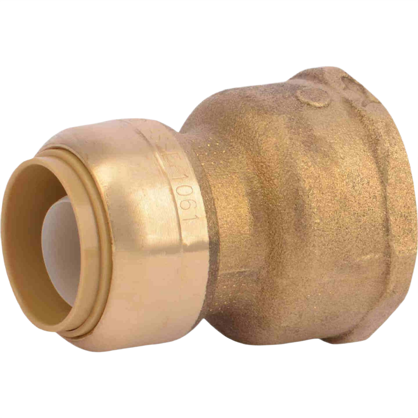 Brass push-to-connect water softener adapter fitting for plumbing and pipes & fittings collections under $50