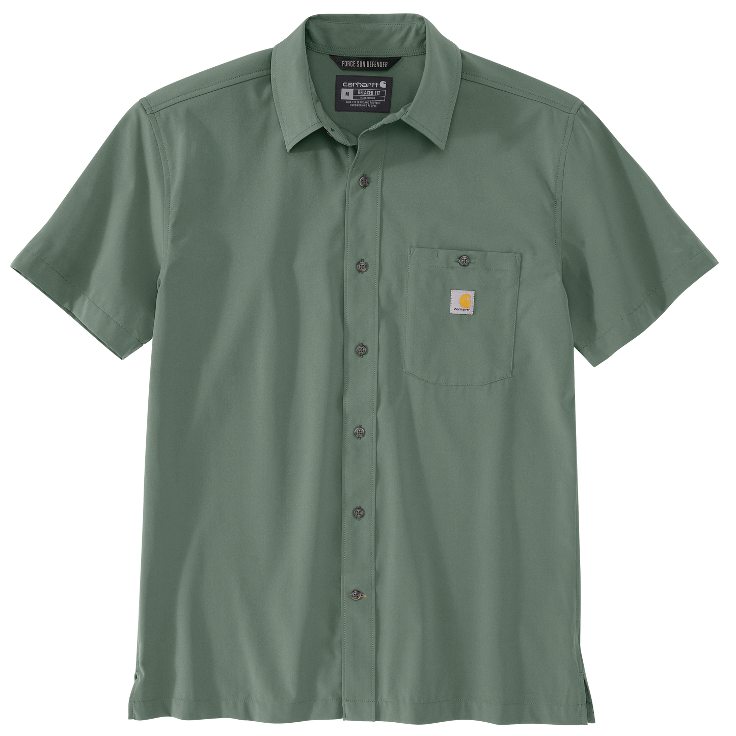 Carhartt Men's Force Sun Defender Woven Relaxed Short-Sleeve Shirt