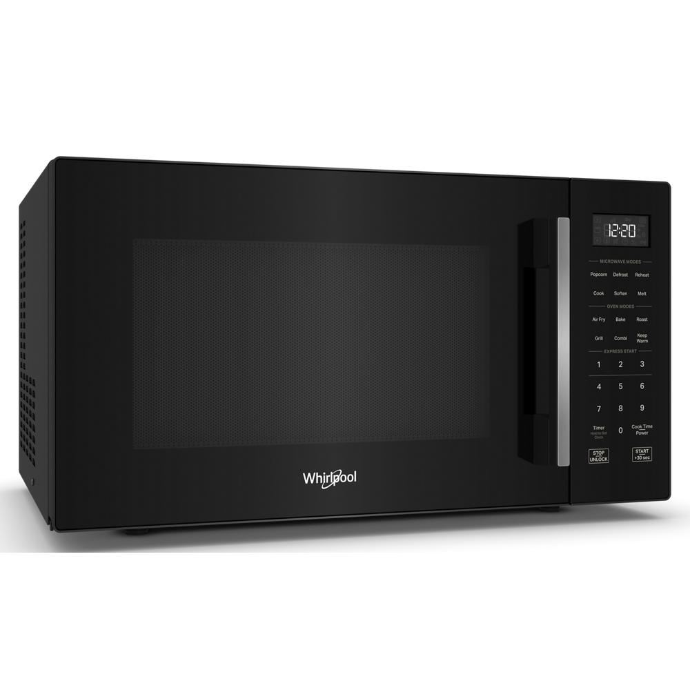 Black Whirlpool multifunctional countertop microwave with digital control panel and air fry mode in Microwaves and Kitchen & Kitchenware collections