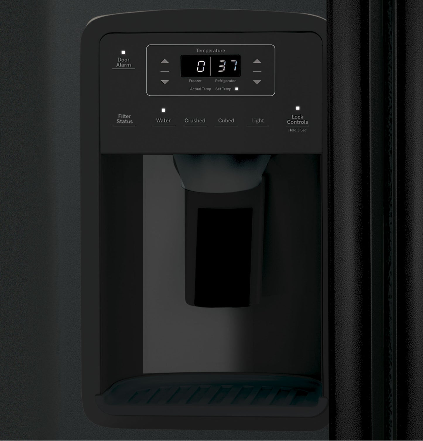 GE® ENERGY STAR® 23.0 Cu. Ft. Side-By-Side Refrigerator
