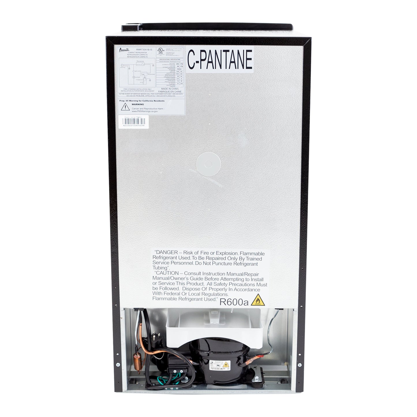 Avanti 3.0 Cu. Ft. Retro Compact Refrigerator - Black