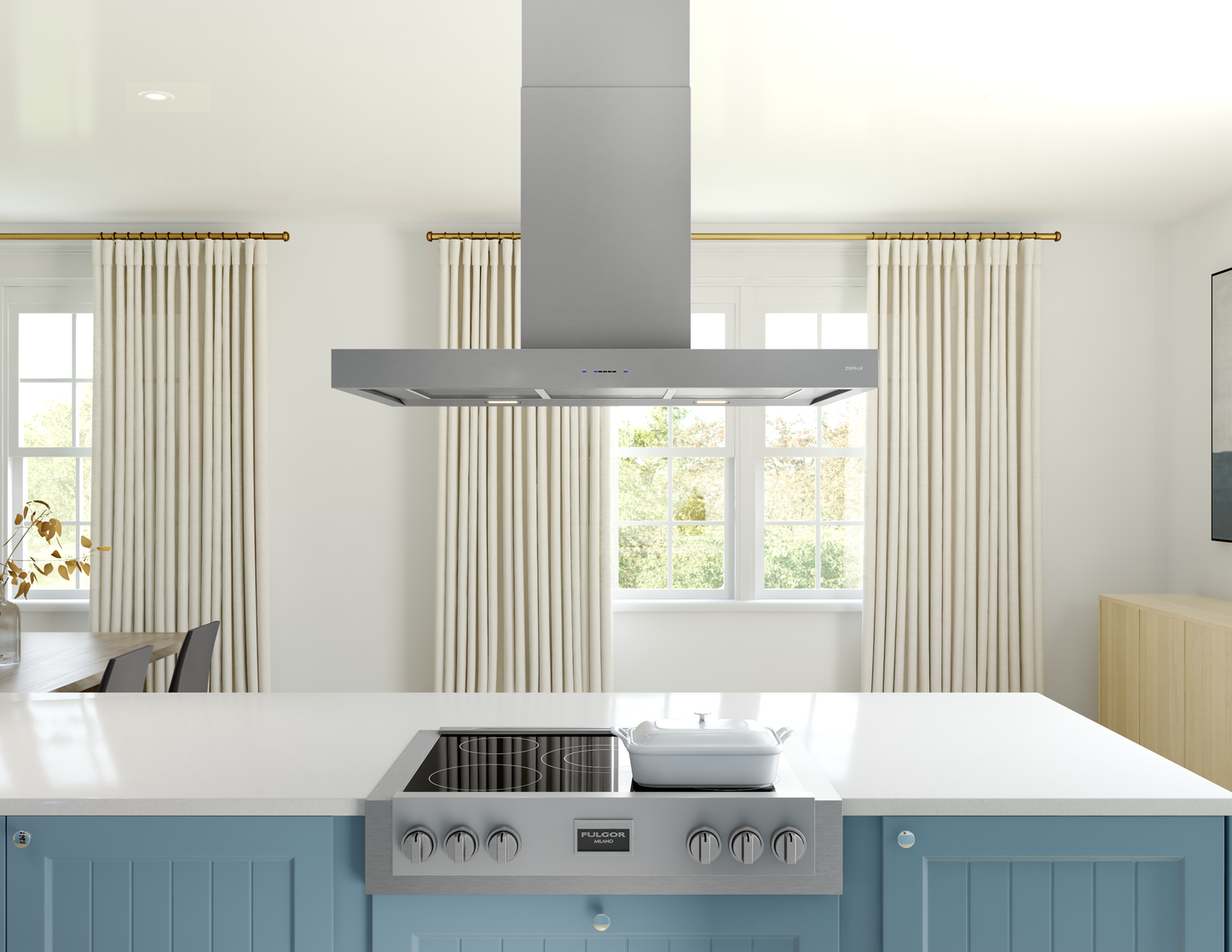 Roma Island Hood 36" LED 600 CFM ACT