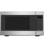 Stainless steel smart countertop convection microwave oven with digital control panel, kitchen appliance for cooking tasks