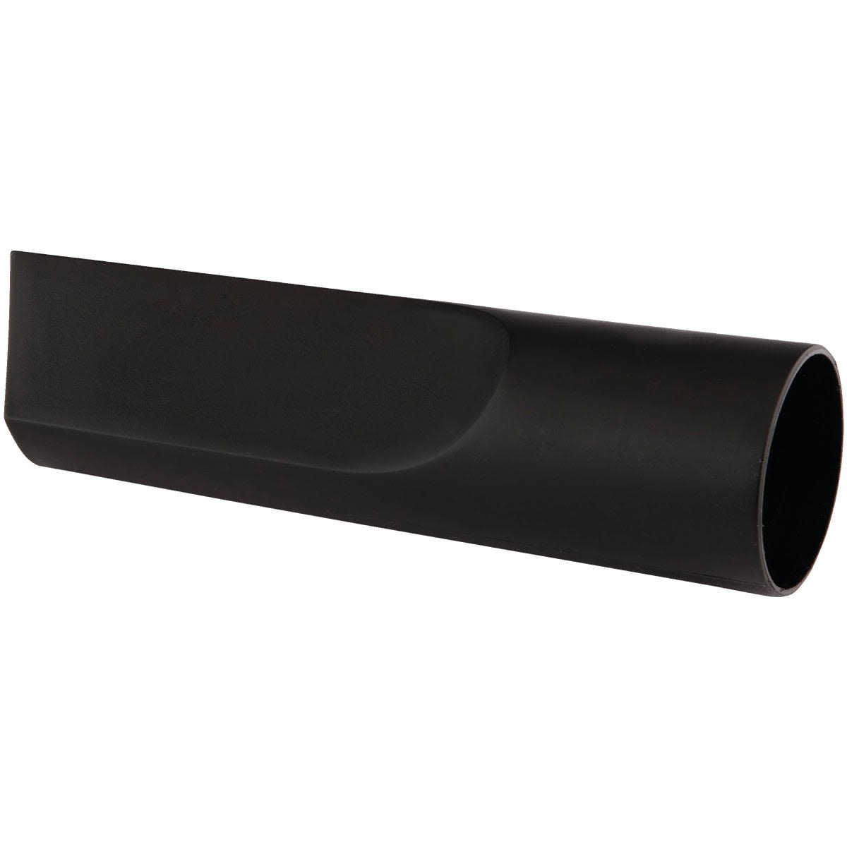 Black crevice tool attachment designed for targeted cleaning in tools and home improvement tasks