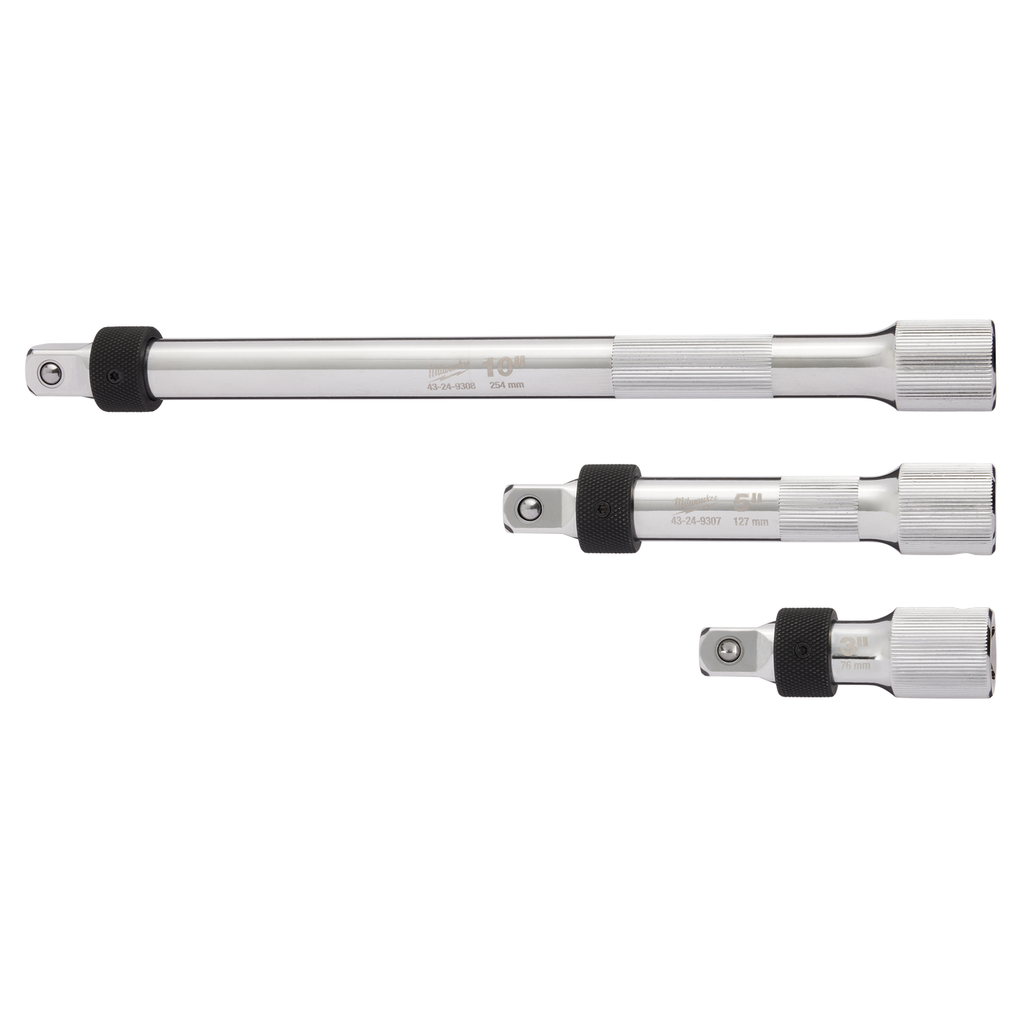 Milwaukee 3pc 1/2” Drive Locking Extension Set