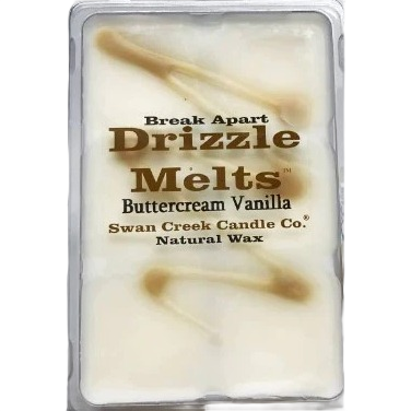 Pack of buttery vanilla scented wax melts with natural wax for home fragrance and cozy ambiance