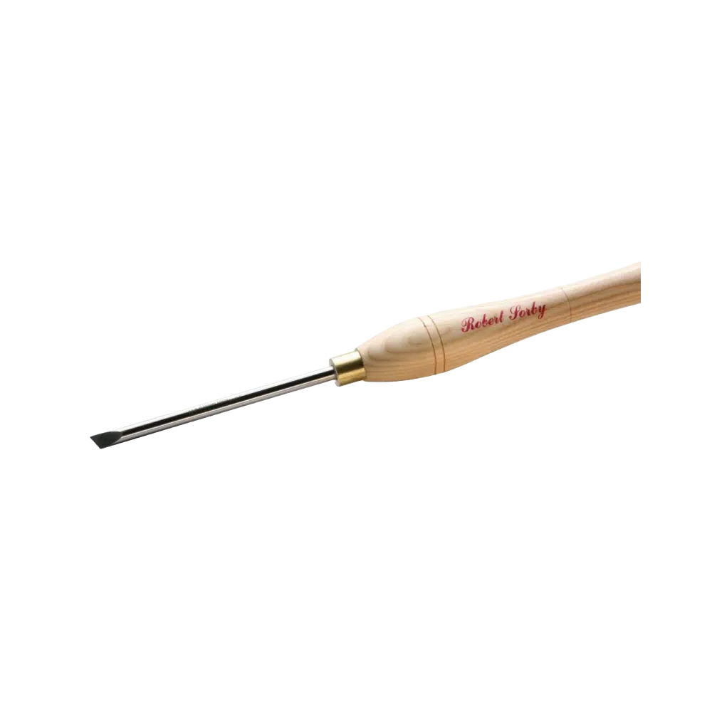 Woodturning tool with wooden handle and sharp metal blade for precision woodworking under $50 collection