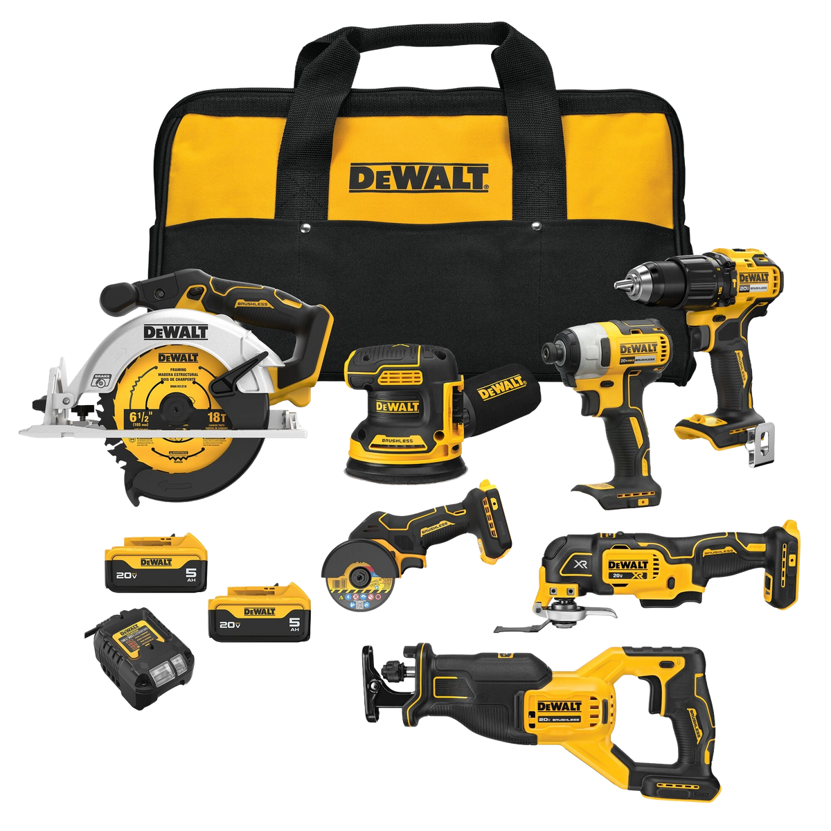 DEWALT 20V MAX 7-TOOL COMBO KIT