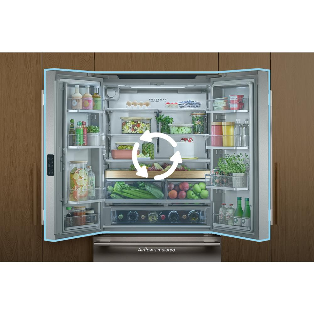 24 Cu. Ft. 36-Inch Counter-Depth French Door Refrigerator with Internal Water Dispenser in Black Ore