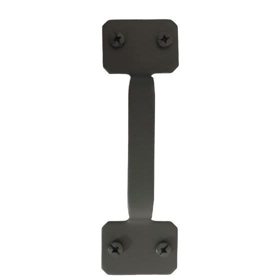 Matte black iron square pull handle with smooth finish for cabinets and drawers in hardware under 50 collections