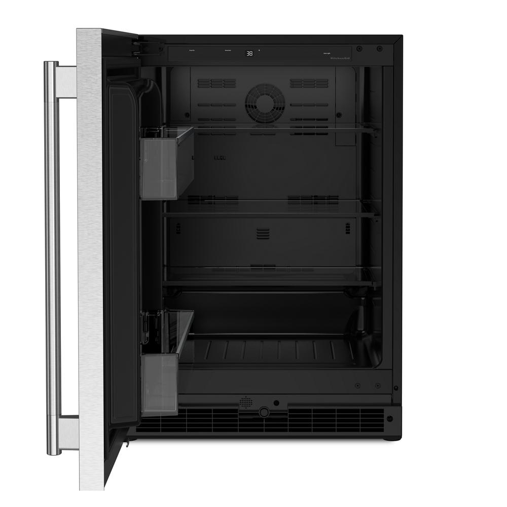 24" Undercounter Refrigerator with Stainless Steel Door