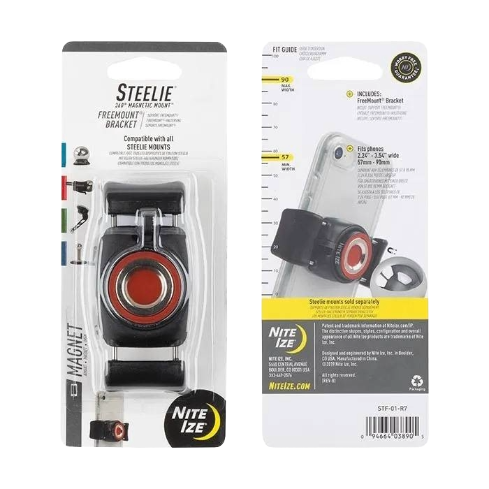 Nite Ize Steelie FreeMount bracket with adjustable arms for phones 2.24 to 3.54 inches wide under $50 electrical tool.