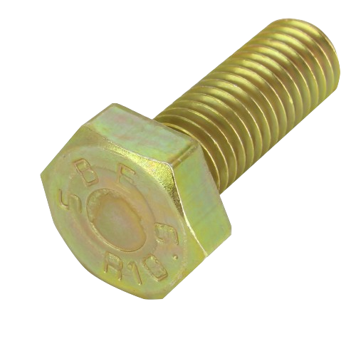 Hex head cap screw with M10 x 28 size, zinc-coated for durable hardware and John Deere machinery parts under $50 collections