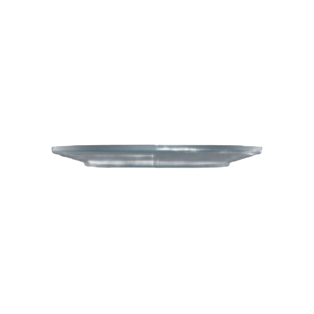 Steel sheave assembly with central hub and smooth grooved edge for mechanical and agricultural equipment use