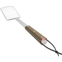 Titanium plated stainless steel grill spatula with teak wood handle, perfect for grilling and outdoor living tools under $100 collection