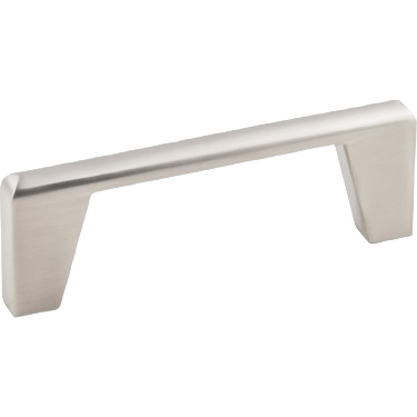 Modern satin nickel square handle pull for cabinets and furniture in hardware and home improvement collections under $50