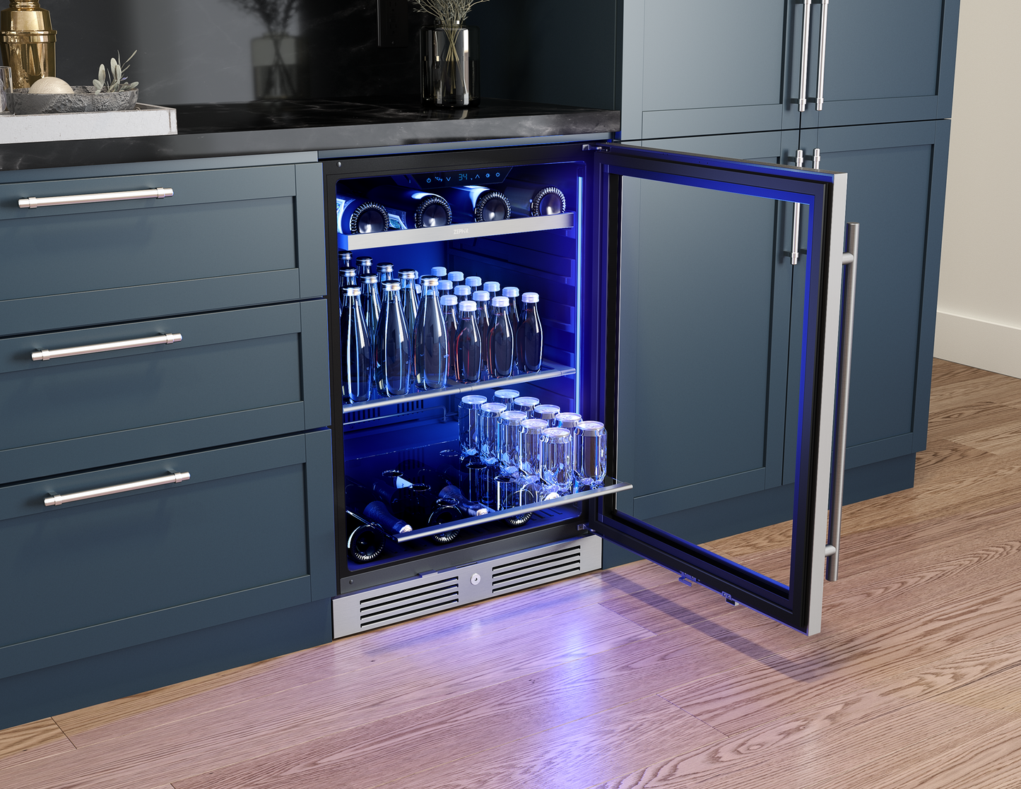 Beverage Center 24", Reversible Single Zone