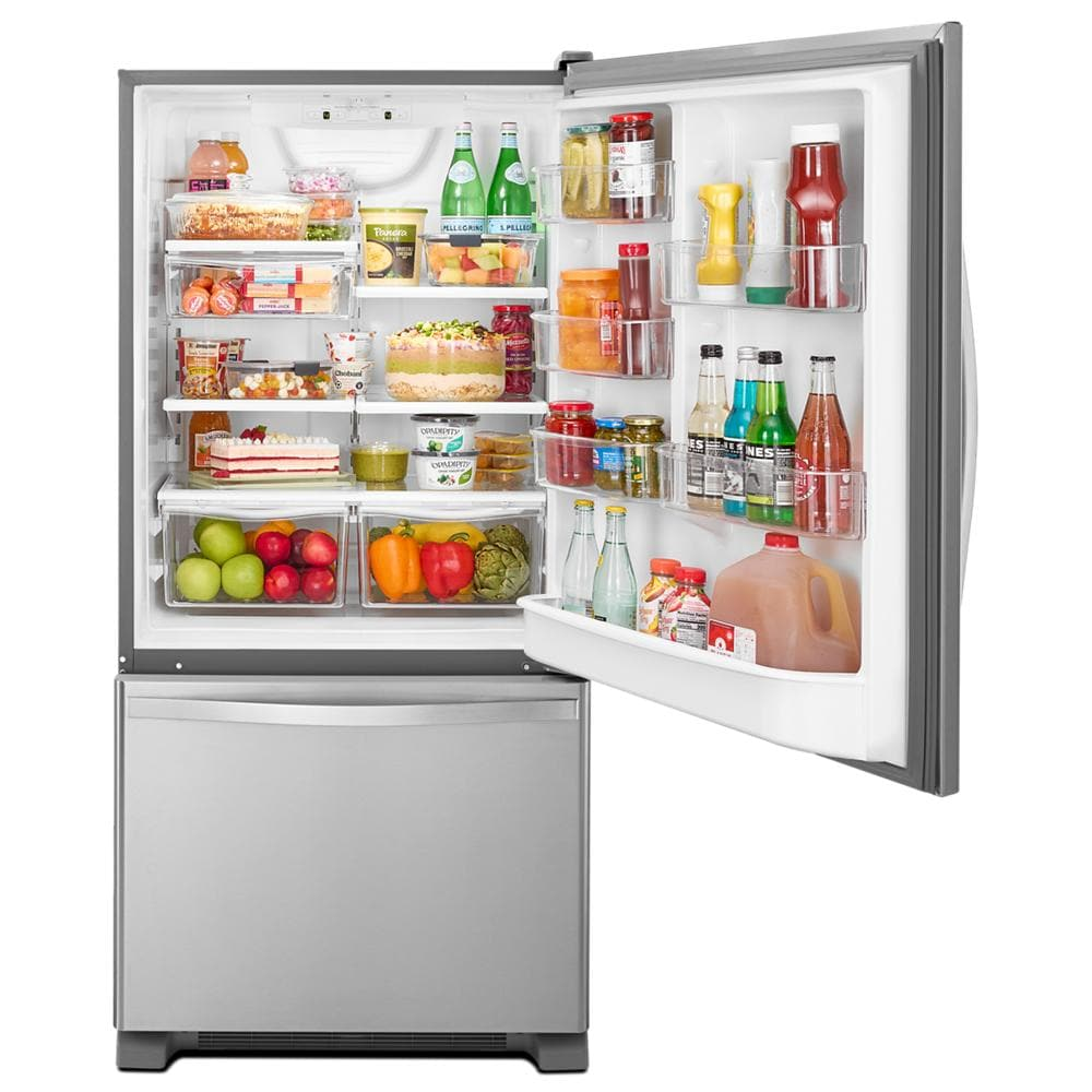 30-inches wide Bottom-Freezer Refrigerator with SpillGuard™ Glass Shelves - 18.7 cu. ft.