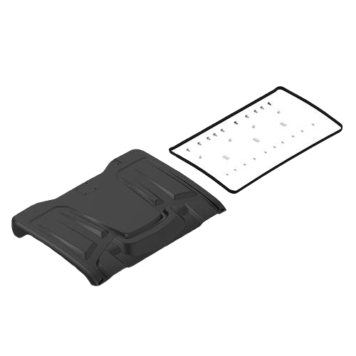 Black durable roof panel and gasket kit for John Deere equipment in power tool and home improvement accessories collection