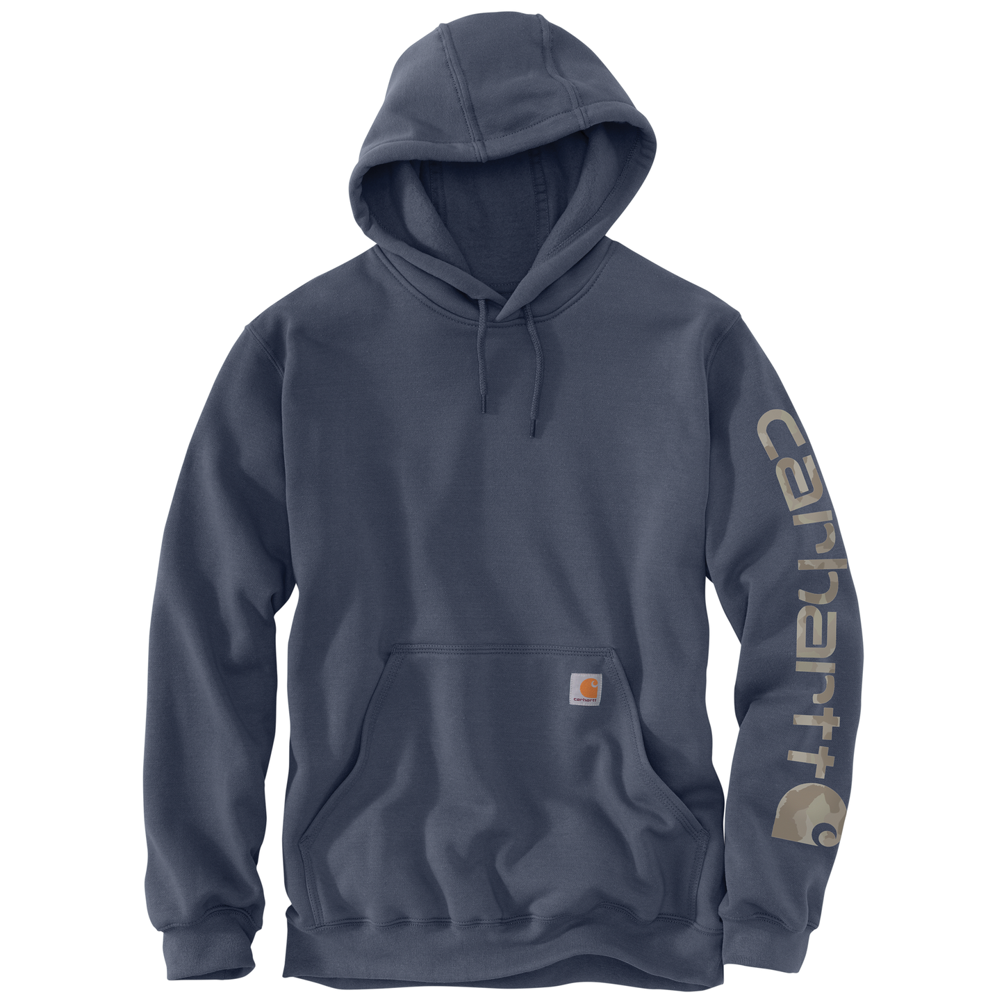 Carhartt Men's Loose Fit Midweight Logo Sleeve Graphic Hoodie