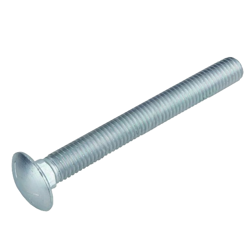 Threaded bolt with round flat head for John Deere hardware, suitable for parts and lubricants in home improvement projects