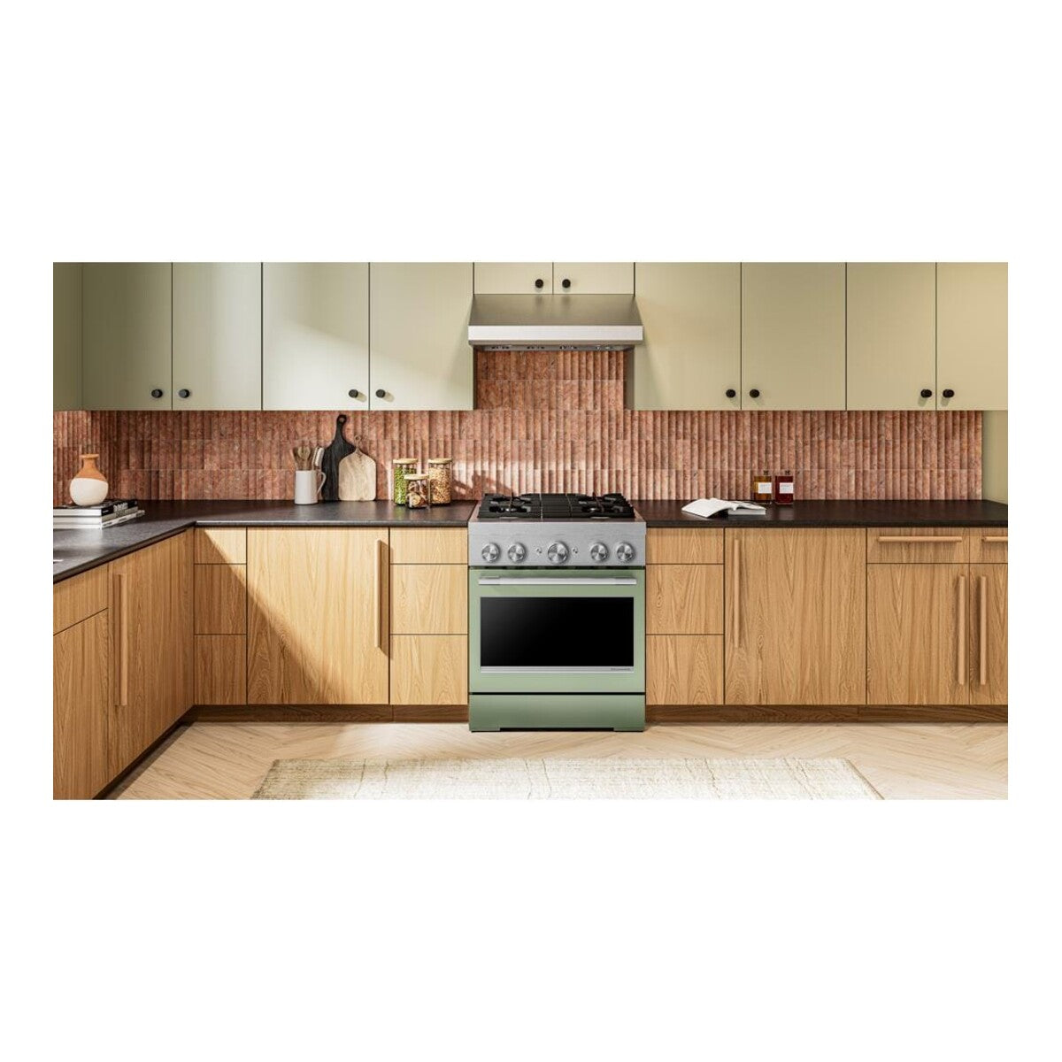 30-Inch 4 Burner Commercial-Style Dual Fuel Range with No Preheat Air Fry Mode