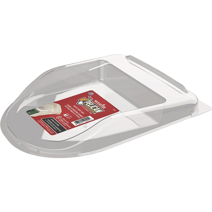 Clear plastic paint pail lid designed to reduce spills and keep paint fresh, part of under $50 paint supplies collection