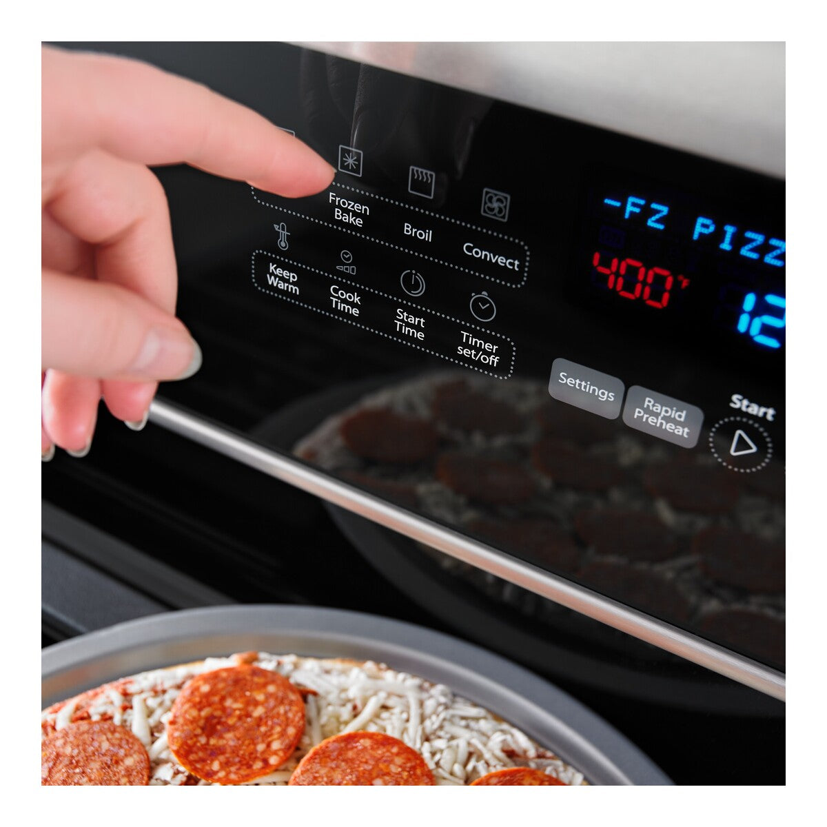 6.7 Cu. Ft. Electric Double Oven Range with True Convection