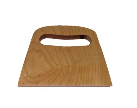 Handcrafted solid American Hard Maple wooden kitchen scraper for cooking utensils in Kitchenware under $50