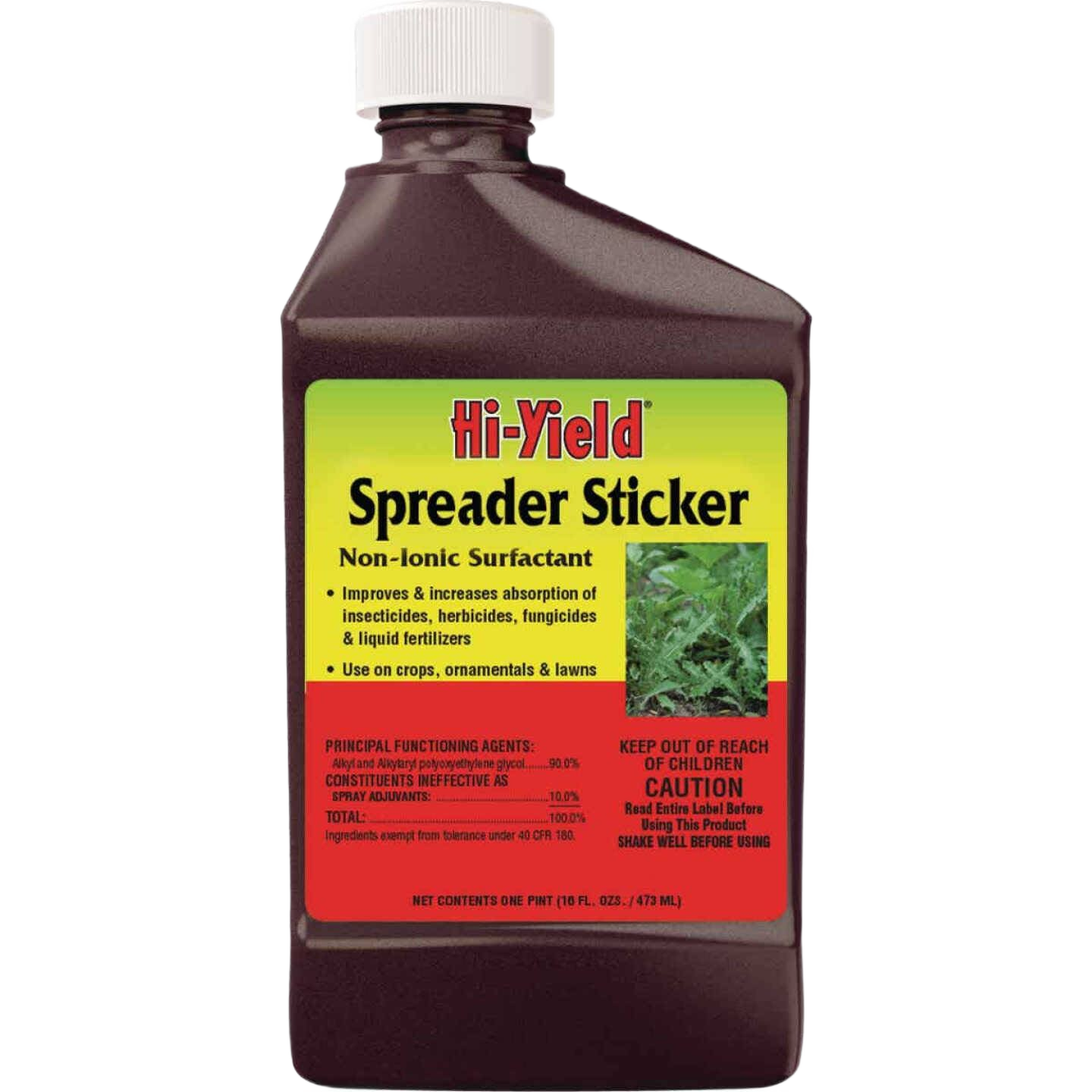 16 oz. bottle of non-ionic surfactant spreader sticker for lawn care and garden pesticide enhancement