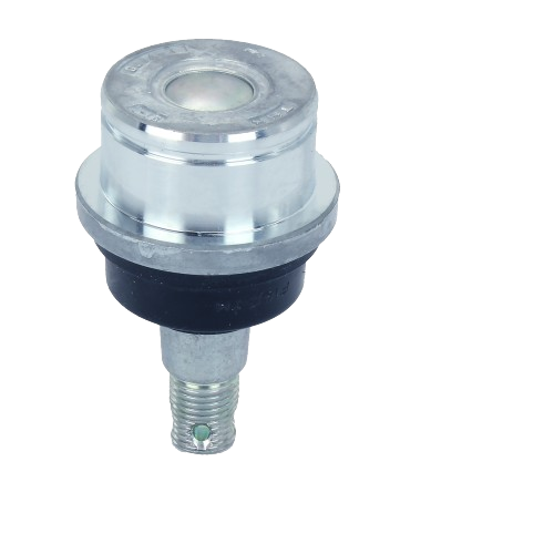 Metal front suspension ball joint with threaded stud and rubber seal for John Deere machinery parts and lubricants collection