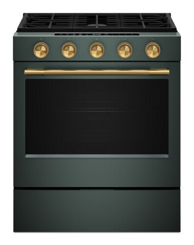 5.0 Cu. Ft. Smart Slide-in Gas Range with Convection Cooking Modes and 2-in-1 Burner