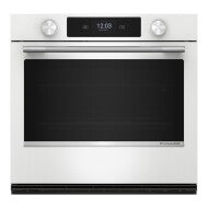 30-inch Smart Electric Single Wall Oven with Assisted Cooking Modes - White
