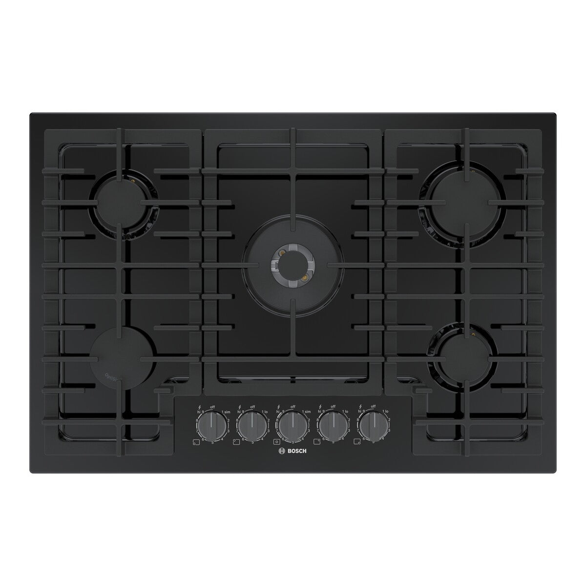 800 Series, Gas Cooktop, 30'', Black