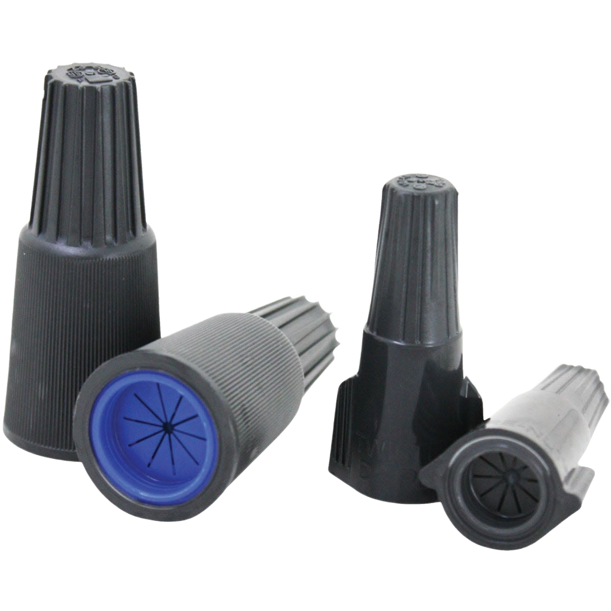 Assorted underground wire connectors with thick thermoplastic shells for electrical and home improvement use under $50