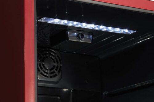 11 CuFt. All Refrigerator, All Black Interior, See-Through Crisper