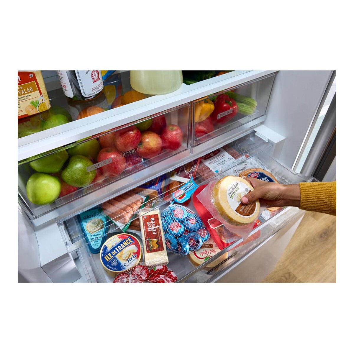 36-inch Wide True Counter Depth 3-Door French Door Refrigerator - 25 cu. ft.