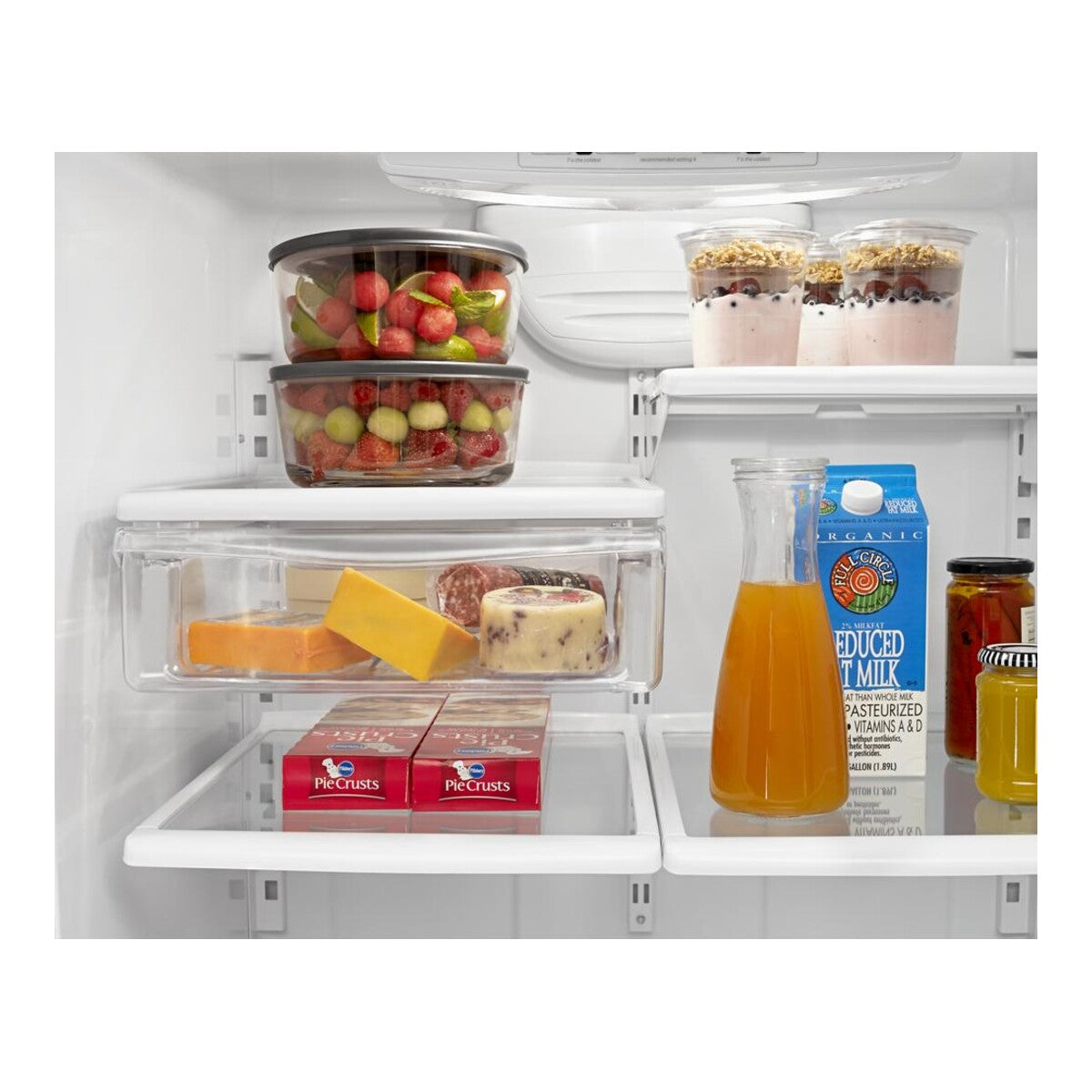 Amana® by Whirlpool Corp. 33-Inch Bottom-Freezer Refrigerator with EasyFreezer™ Pull-Out Drawer — 22 Cu. Ft.