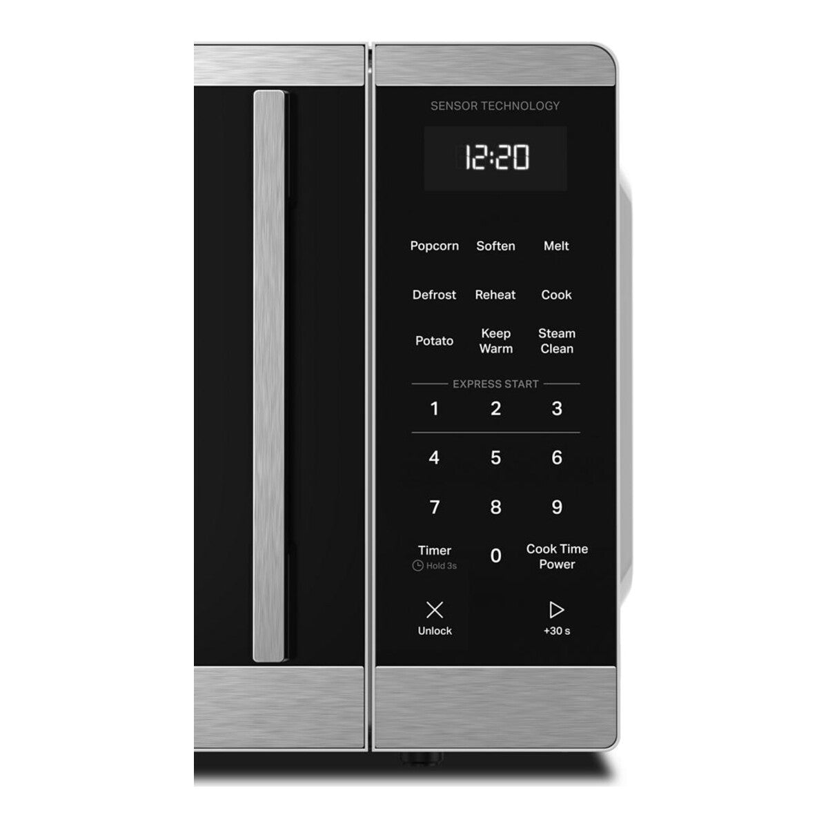 1.1 cu. ft. Stainless Steel Countertop Microwave with Sensor Cooking - 1000 watt